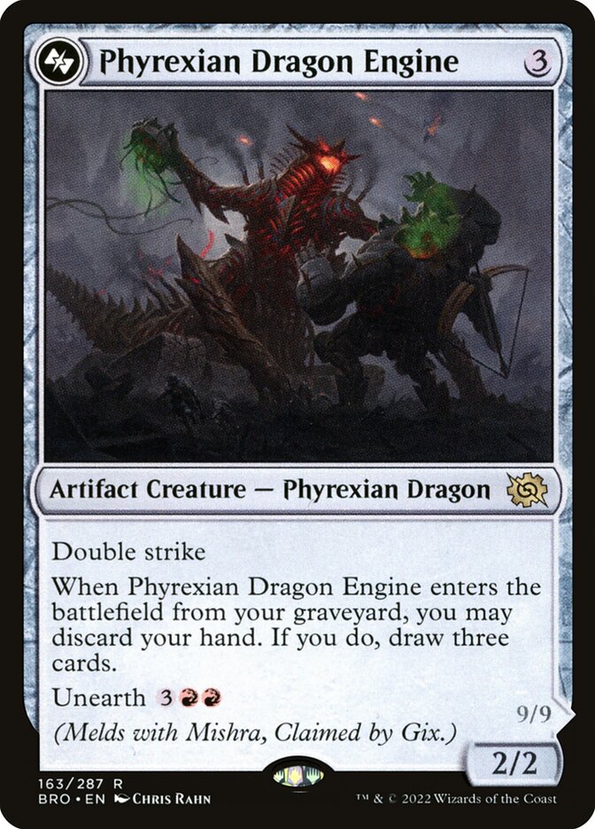 Dragão Mecânico Phyrexiano / Phyrexian Dragon Engine - Magic: The Gathering - MoxLand