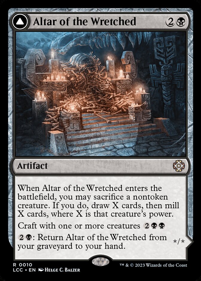 Altar dos Sevos / Altar of the Wretched - Magic: The Gathering - MoxLand