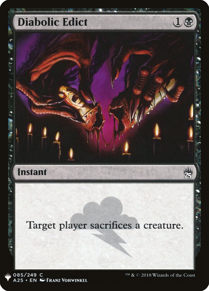 Édito Diabólico / Diabolic Edict - Magic: The Gathering - MoxLand