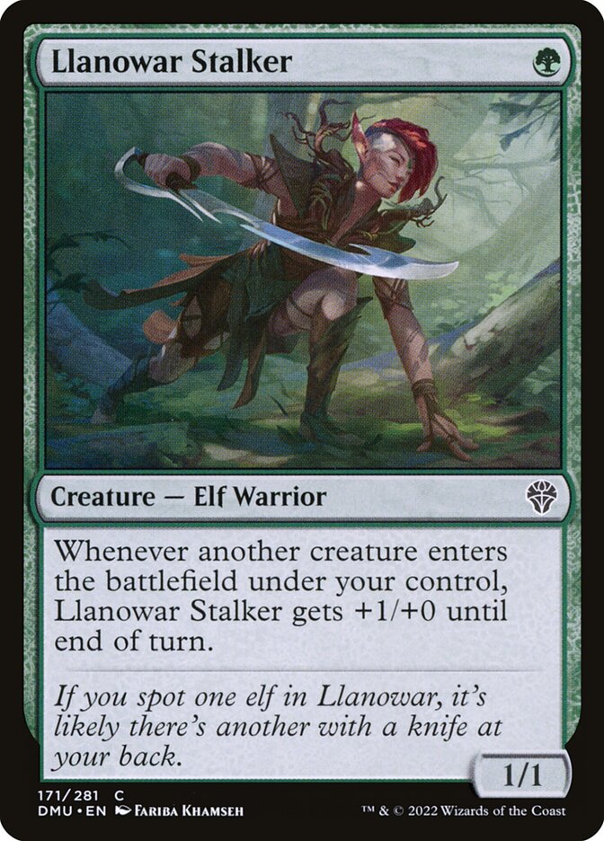 Espreitadora de Llanowar / Llanowar Stalker - Magic: The Gathering - MoxLand