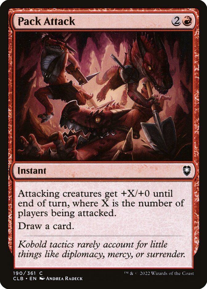 Ataque em Bando / Pack Attack - Magic: The Gathering - MoxLand