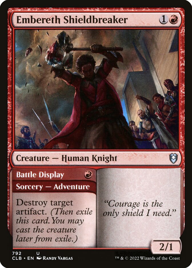 Quebra-escudo de Brasoreth / Embereth Shieldbreaker - Magic: The Gathering - MoxLand
