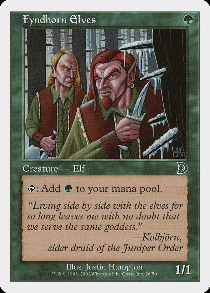 Elfos de Fyndhorn / Fyndhorn Elves - Magic: The Gathering - MoxLand