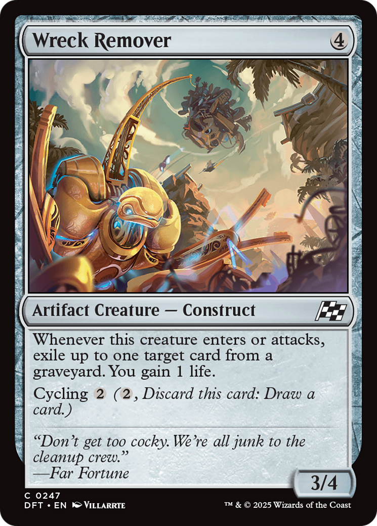 Removedor de Destroços / Wreck Remover - Magic: The Gathering - MoxLand