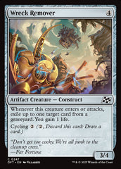 Removedor de Destroços / Wreck Remover - Magic: The Gathering - MoxLand