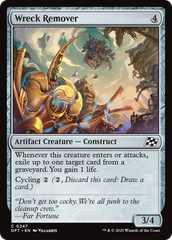 Removedor de Destroços / Wreck Remover - Magic: The Gathering - MoxLand