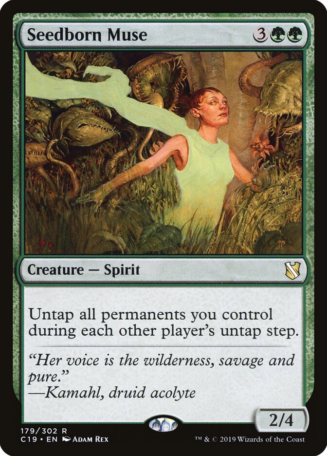 Musa Nascida da Semente / Seedborn Muse - Magic: The Gathering - MoxLand