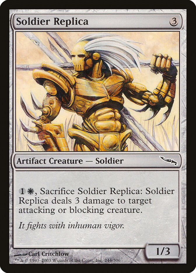 Réplica de Soldado / Soldier Replica - Magic: The Gathering - MoxLand