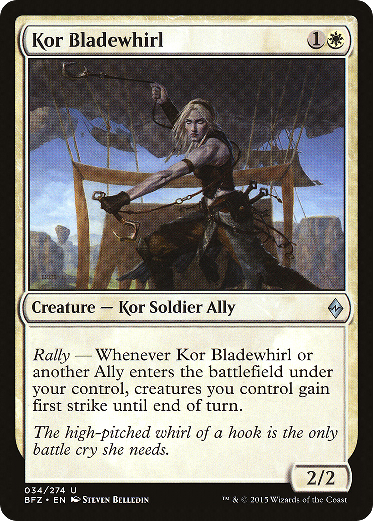 Lâmina-veloz Kor / Kor Bladewhirl - Magic: The Gathering - MoxLand