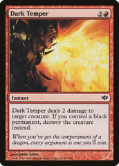 Temperamento Sombrio / Dark Temper - Magic: The Gathering - MoxLand
