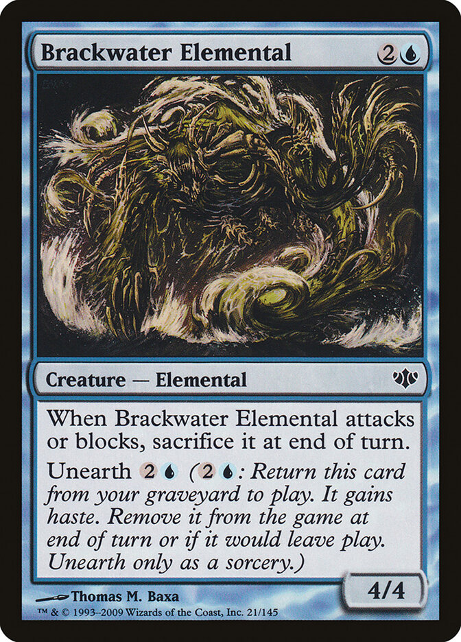 Elemental da Água Salobre / Brackwater Elemental - Magic: The Gathering - MoxLand