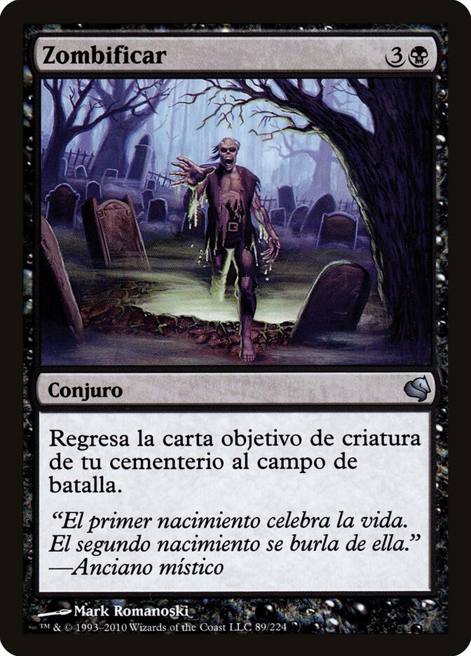 Zumbificar / Zombify - Magic: The Gathering - MoxLand