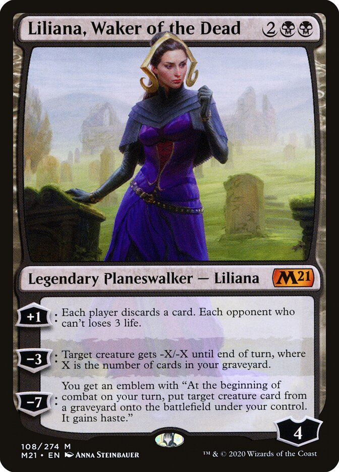 Liliana, Despertadora dos Mortos / Liliana, Waker of the Dead - Magic: The Gathering - MoxLand