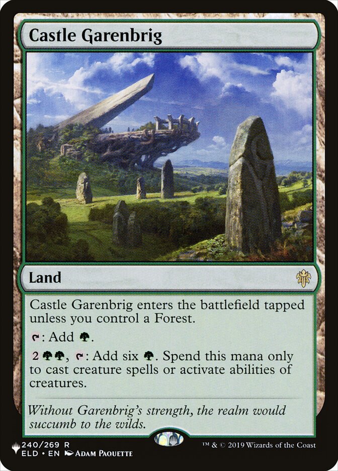 Castelo de Pontegaren / Castle Garenbrig - Magic: The Gathering - MoxLand
