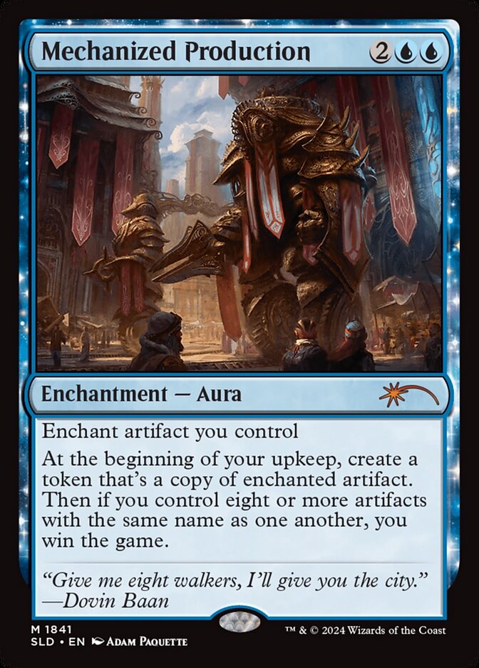 Produção Mecanizada / Mechanized Production - Magic: The Gathering - MoxLand