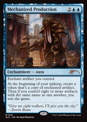 Produção Mecanizada / Mechanized Production - Magic: The Gathering - MoxLand