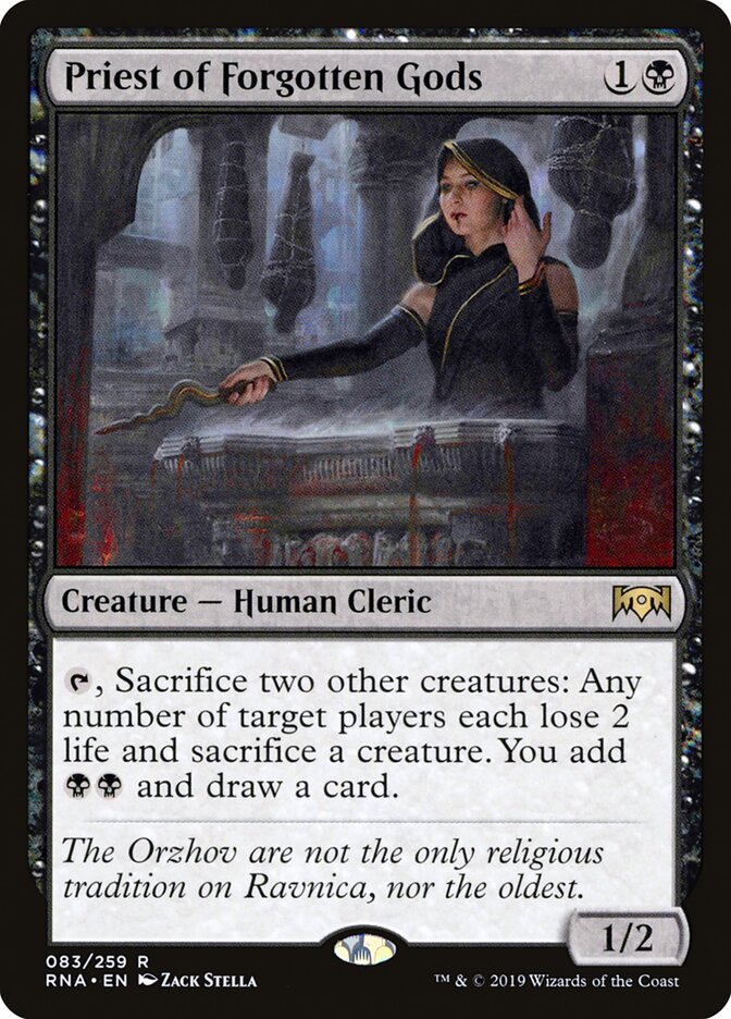 Sacerdotisa dos Deuses Esquecidos / Priest of Forgotten Gods - Magic: The Gathering - MoxLand