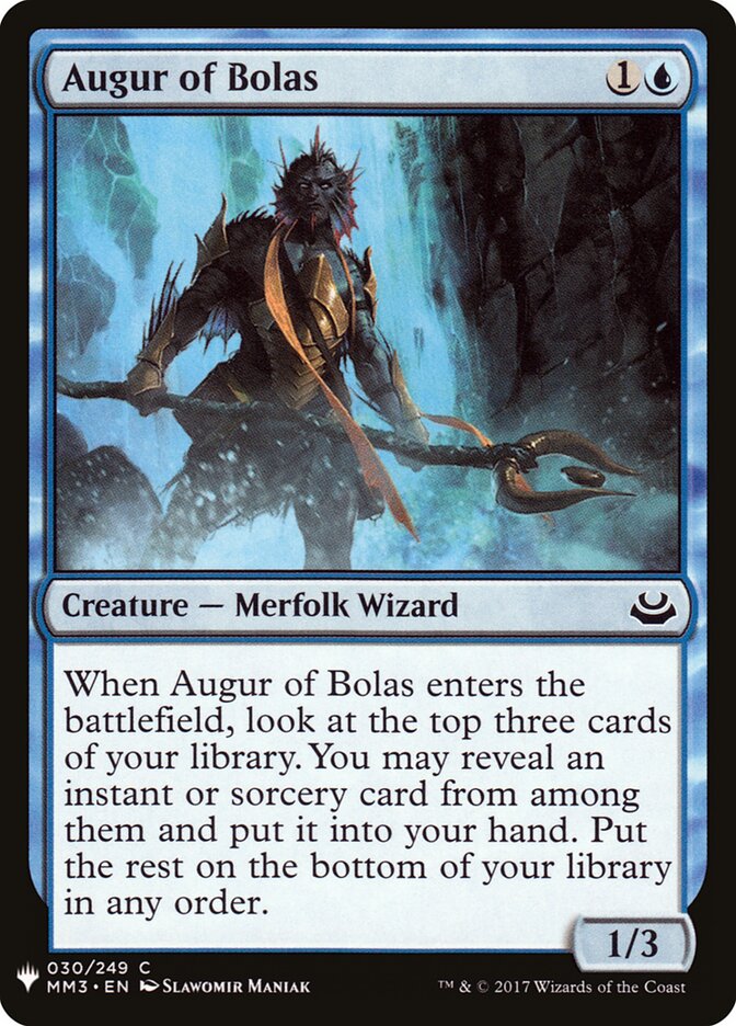 Áugure de Nicol Bolas / Augur of Bolas - Magic: The Gathering - MoxLand