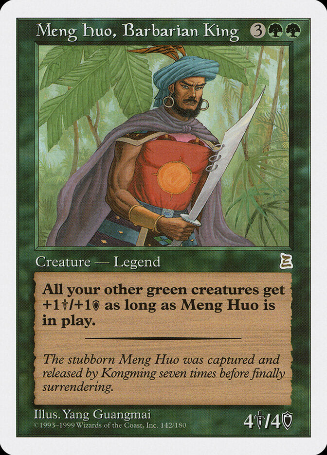 Meng Huo, Barbarian King - Magic: The Gathering - MoxLand