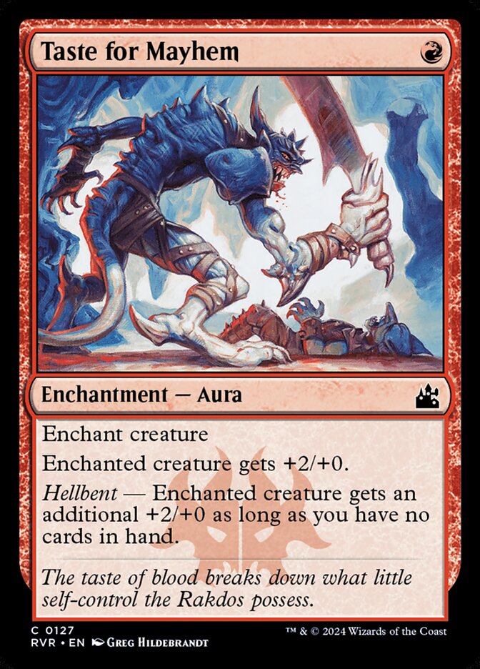 Queda pelo Caos / Taste for Mayhem - Magic: The Gathering - MoxLand