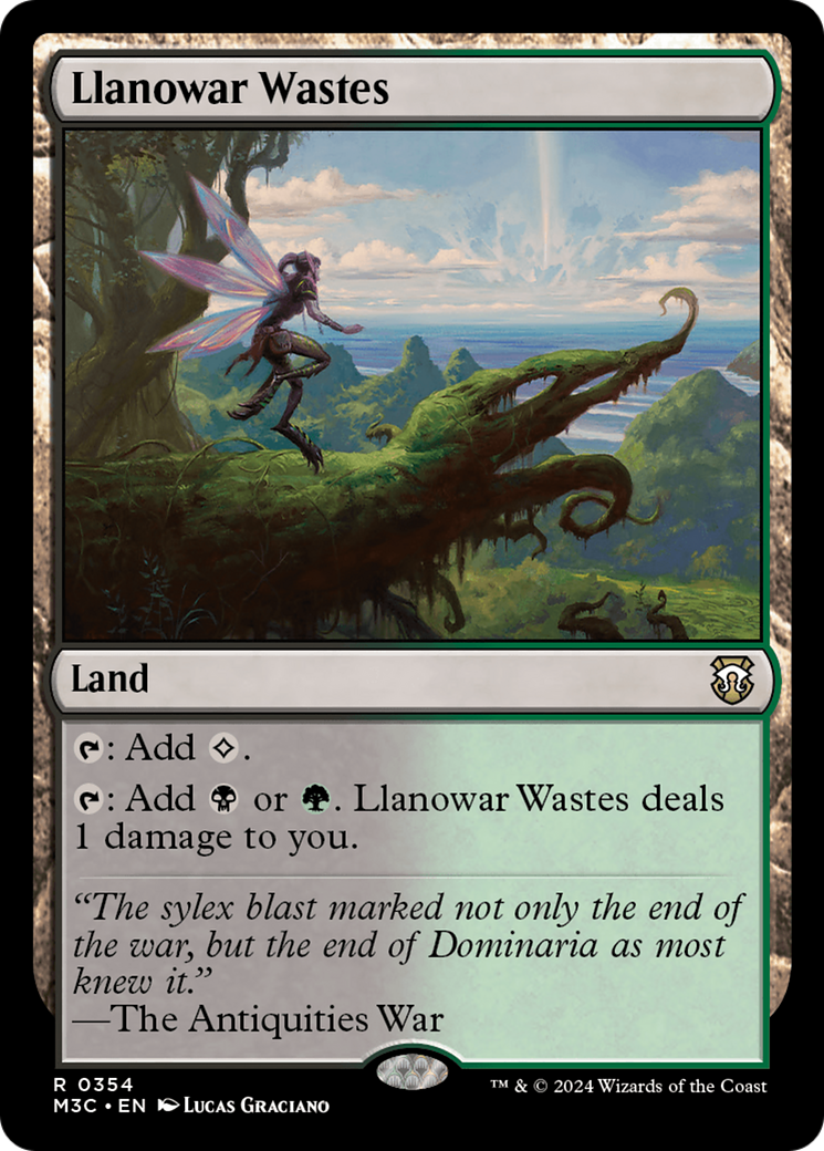 Regiões Agrestes de Llanowar / Llanowar Wastes - Magic: The Gathering - MoxLand