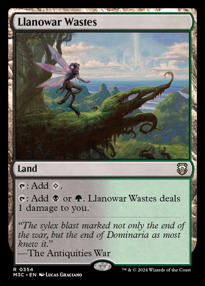 Regiões Agrestes de Llanowar / Llanowar Wastes - Magic: The Gathering - MoxLand