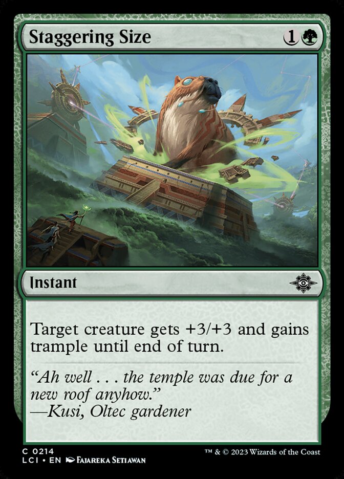 Tamanho Desconcertante / Staggering Size - Magic: The Gathering - MoxLand