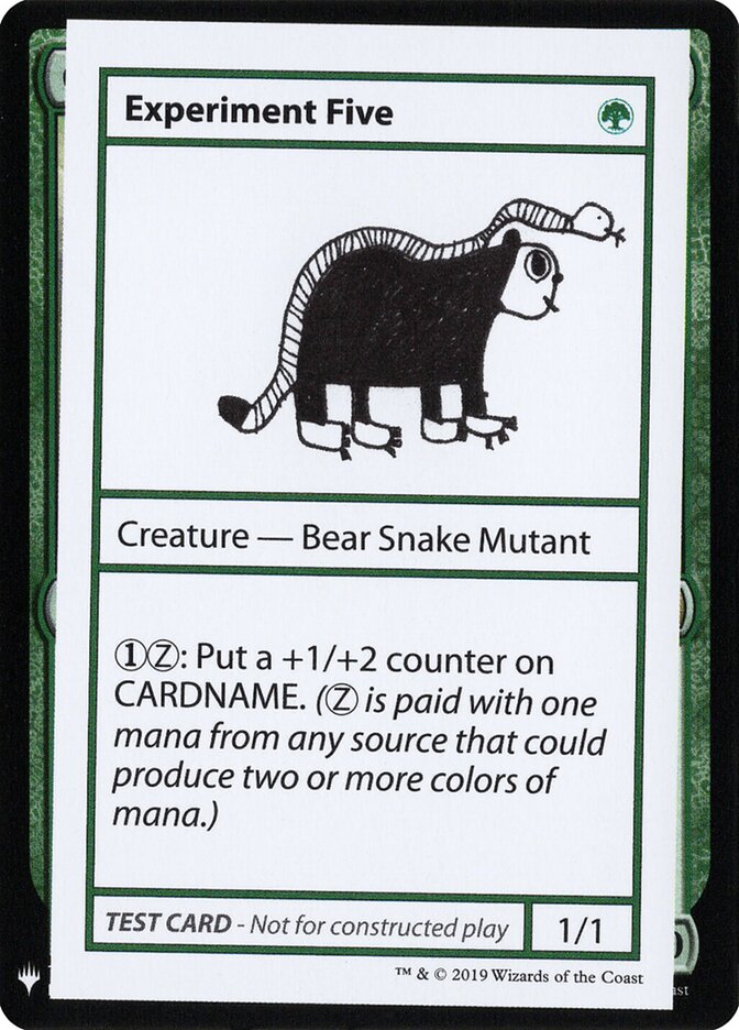 Experiment Five - Magic: The Gathering - MoxLand