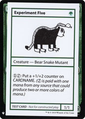 Experiment Five - Magic: The Gathering - MoxLand