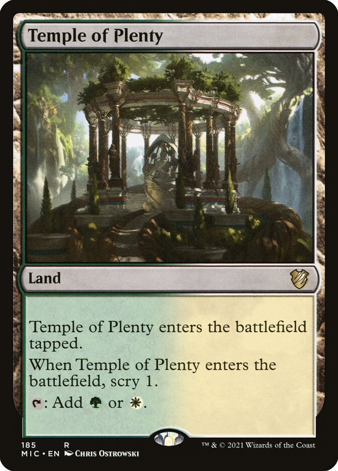 Templo da Fartura / Temple of Plenty - Magic: The Gathering - MoxLand
