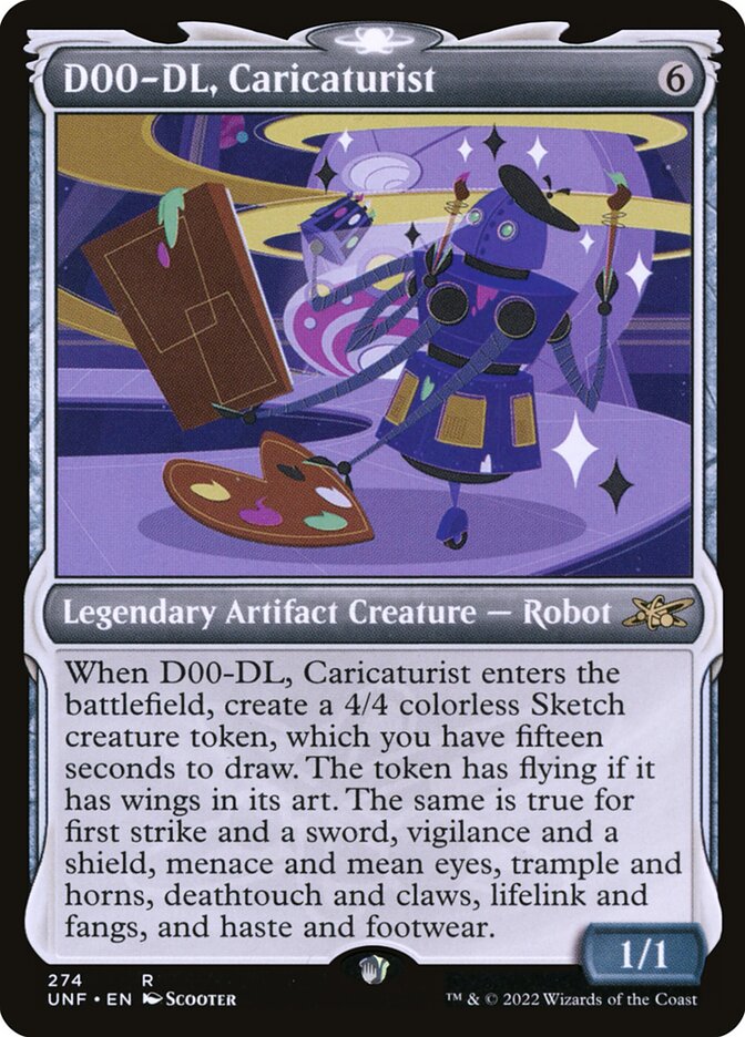 D00-DL, Caricaturist - Magic: The Gathering - MoxLand