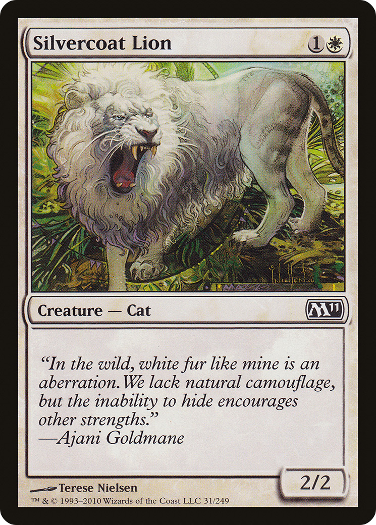 Leão Pele-de-Prata / Silvercoat Lion - Magic: The Gathering - MoxLand