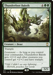 Baloth dos Pés de Trovão / Thunderfoot Baloth - Magic: The Gathering - MoxLand