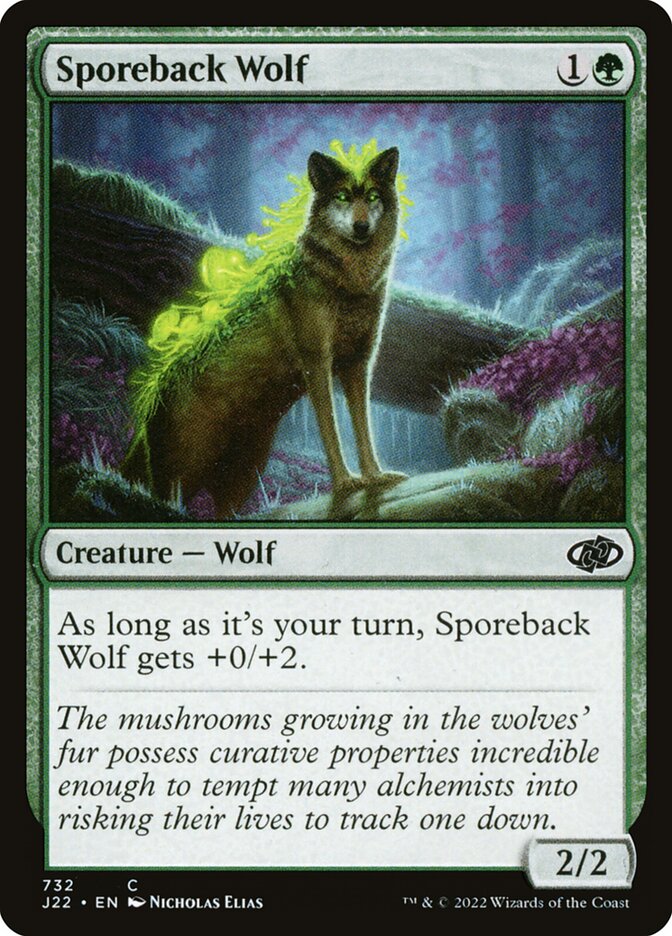 Lobo Dorso de Esporos / Sporeback Wolf - Magic: The Gathering - MoxLand