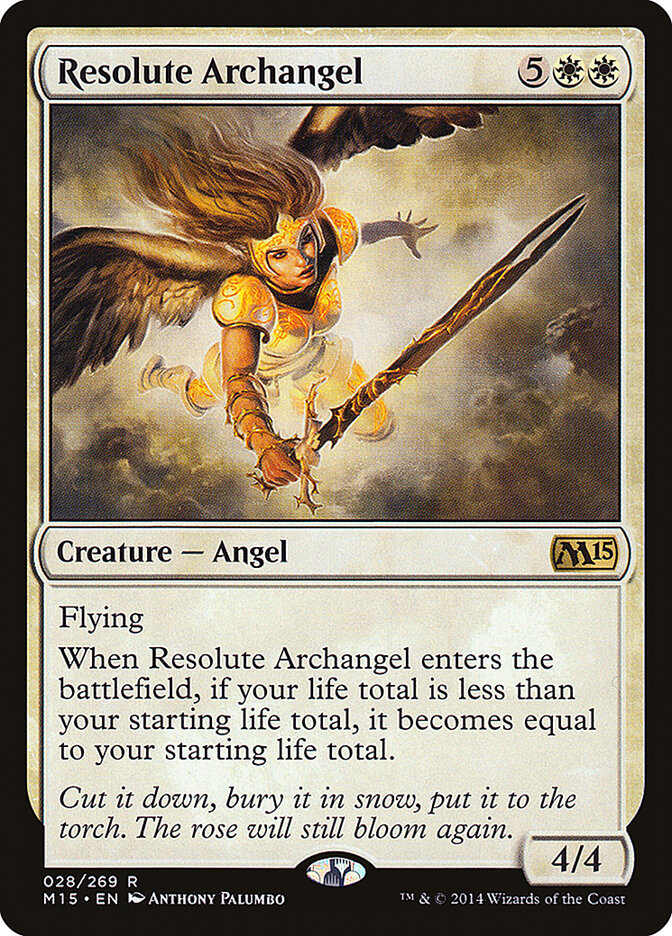 Arcanjo Resoluto / Resolute Archangel - Magic: The Gathering - MoxLand