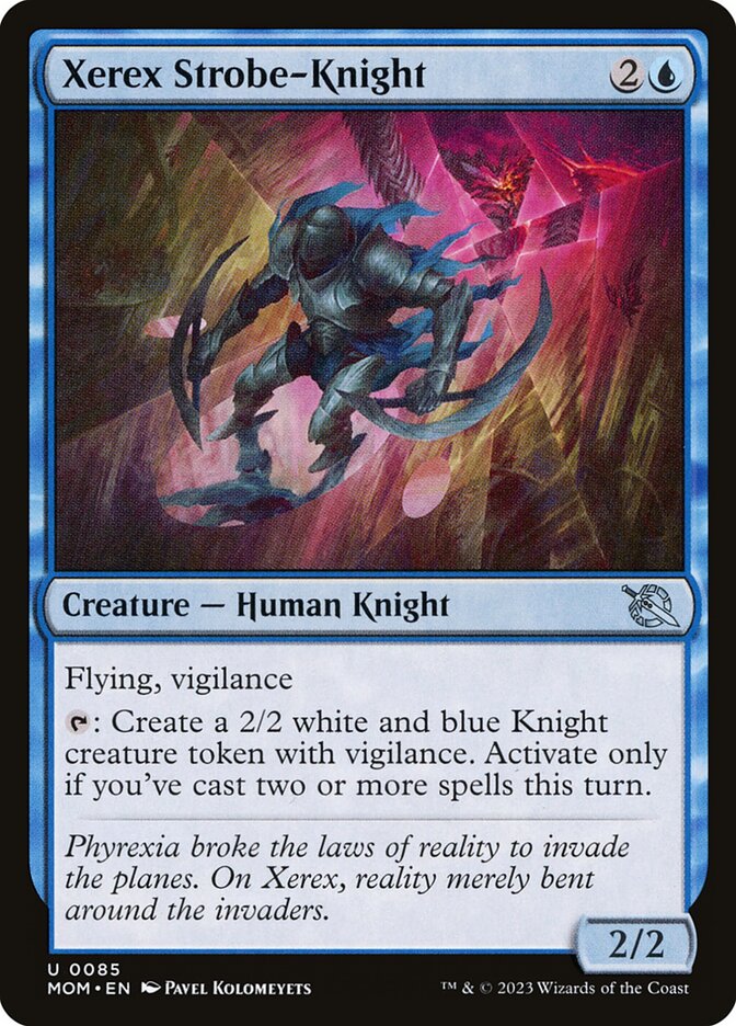 Estrobocavaleira de Xerex / Xerex Strobe-Knight - Magic: The Gathering - MoxLand