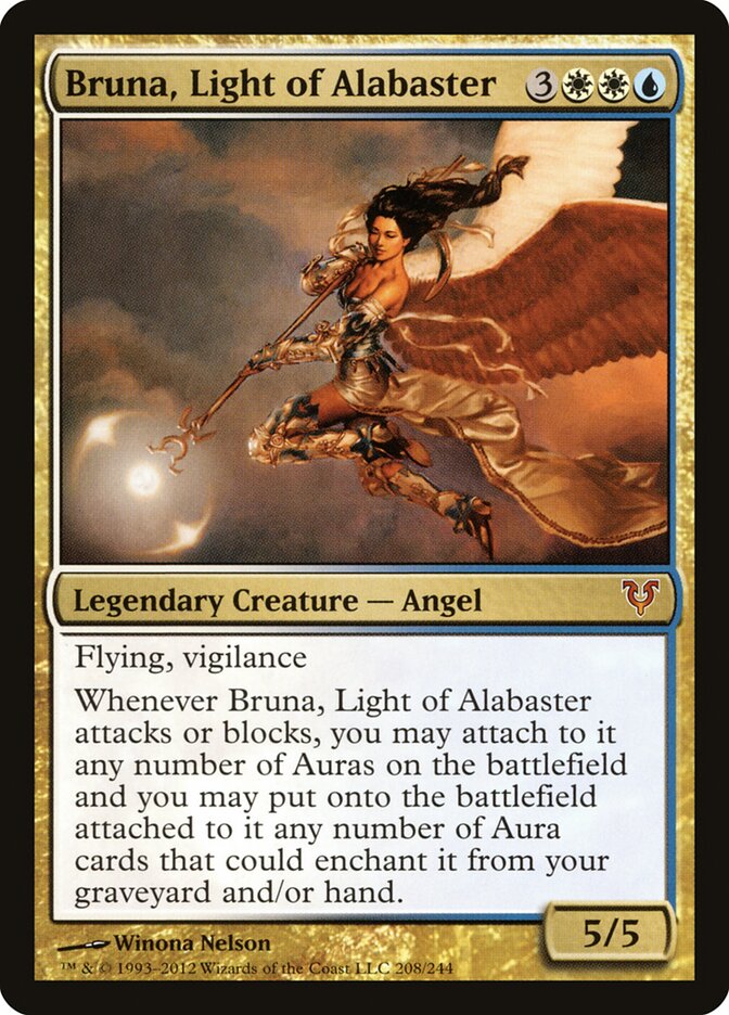 Bruna, Luz do Bando Alabastro / Bruna, Light of Alabaster - Magic: The Gathering - MoxLand