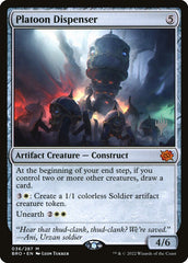 Distribuidor de Pelotões / Platoon Dispenser - Magic: The Gathering - MoxLand