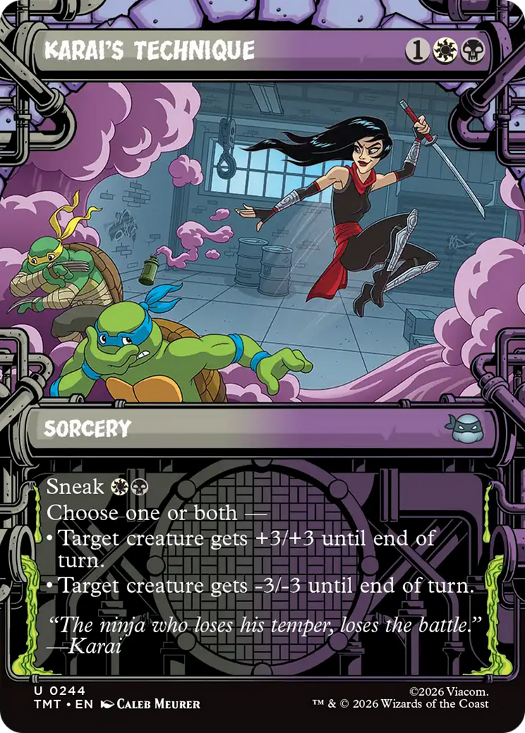 Karai's Technique - Magic: The Gathering - MoxLand
