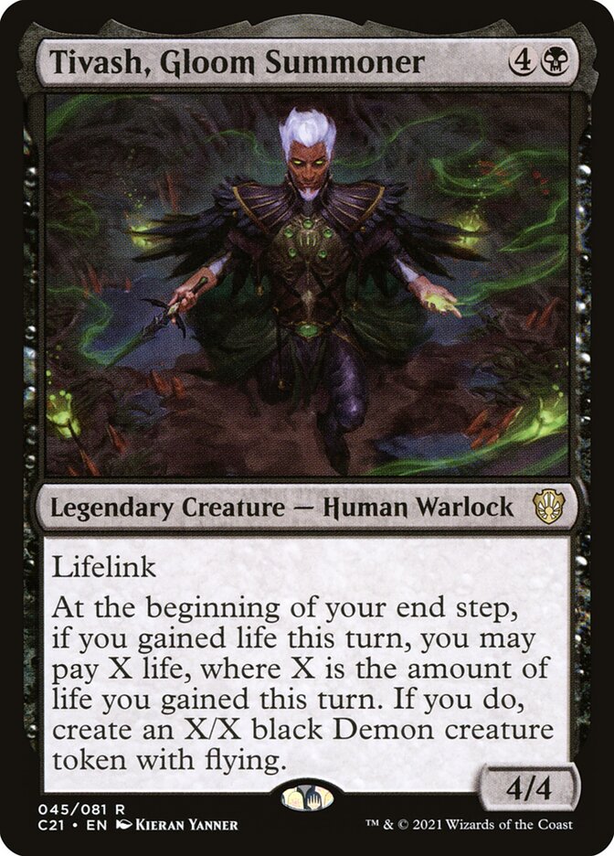 Tivash, Invocador do Escurecer / Tivash, Gloom Summoner - Magic: The Gathering - MoxLand