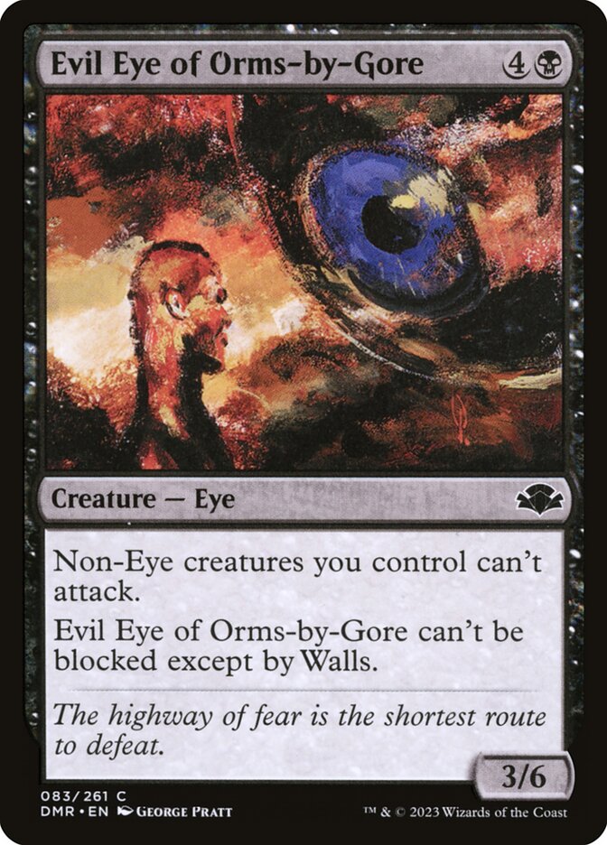 Olho Maligno de Orms / Evil Eye of Orms-by-Gore - Magic: The Gathering - MoxLand