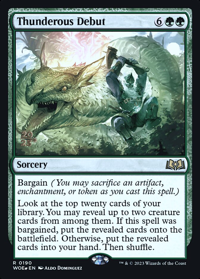 Estreia Trovejante / Thunderous Debut - Magic: The Gathering - MoxLand