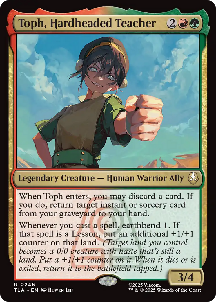 Toph, Professora Teimosa / Toph, Hardheaded Teacher - Magic: The Gathering - MoxLand