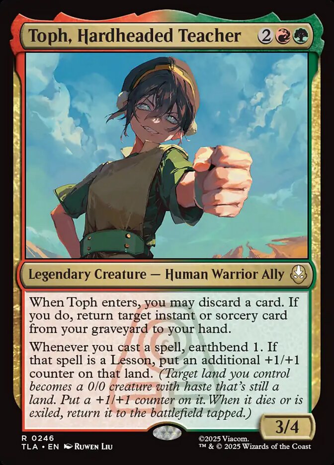 Toph, Professora Teimosa / Toph, Hardheaded Teacher - Magic: The Gathering - MoxLand
