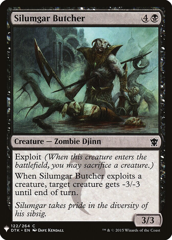 Carniceiro de Silumgar / Silumgar Butcher - Magic: The Gathering - MoxLand