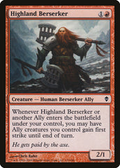 Amoque Montanhês / Highland Berserker - Magic: The Gathering - MoxLand