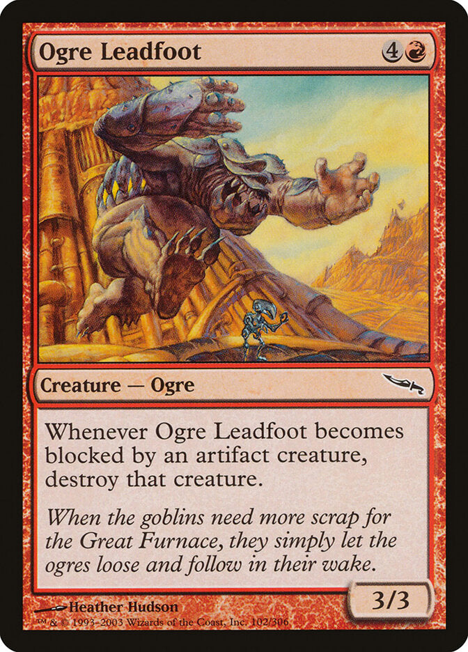 Ogre Pé-de-Chumbo / Ogre Leadfoot - Magic: The Gathering - MoxLand