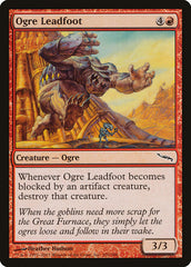 Ogre Pé-de-Chumbo / Ogre Leadfoot - Magic: The Gathering - MoxLand