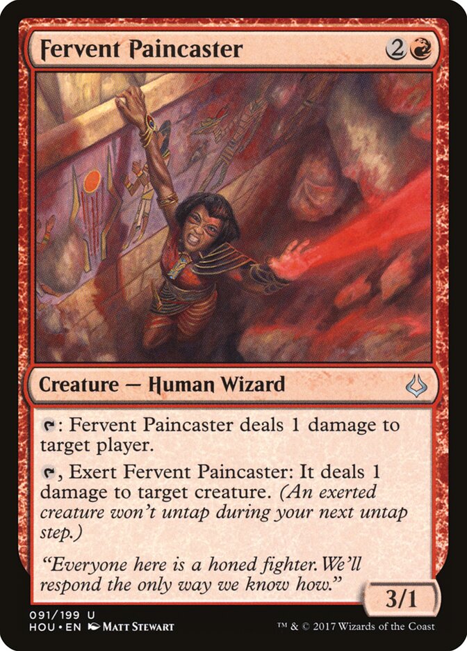Conjuradora de Dor Fervorosa / Fervent Paincaster - Magic: The Gathering - MoxLand