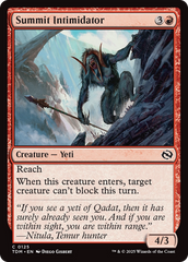 Intimidador do Cume / Summit Intimidator - Magic: The Gathering - MoxLand